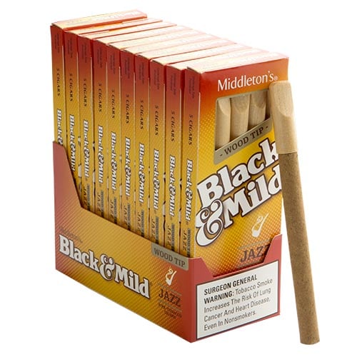 Black & Mild Cigars Wood Tip Jazz - Black & Mild Cigars Cigars