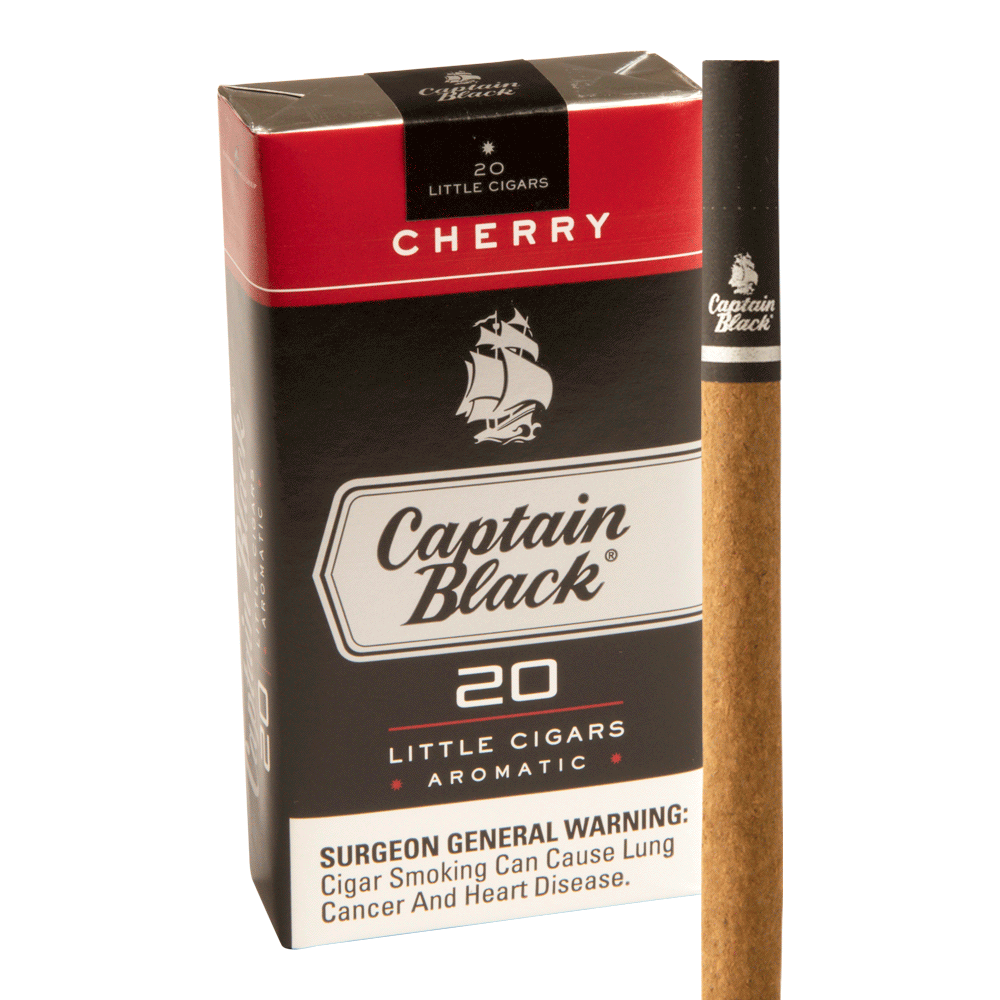 Captain Black Little Cigars Cherry Wholesale Cigars | Santa Clara Cigars