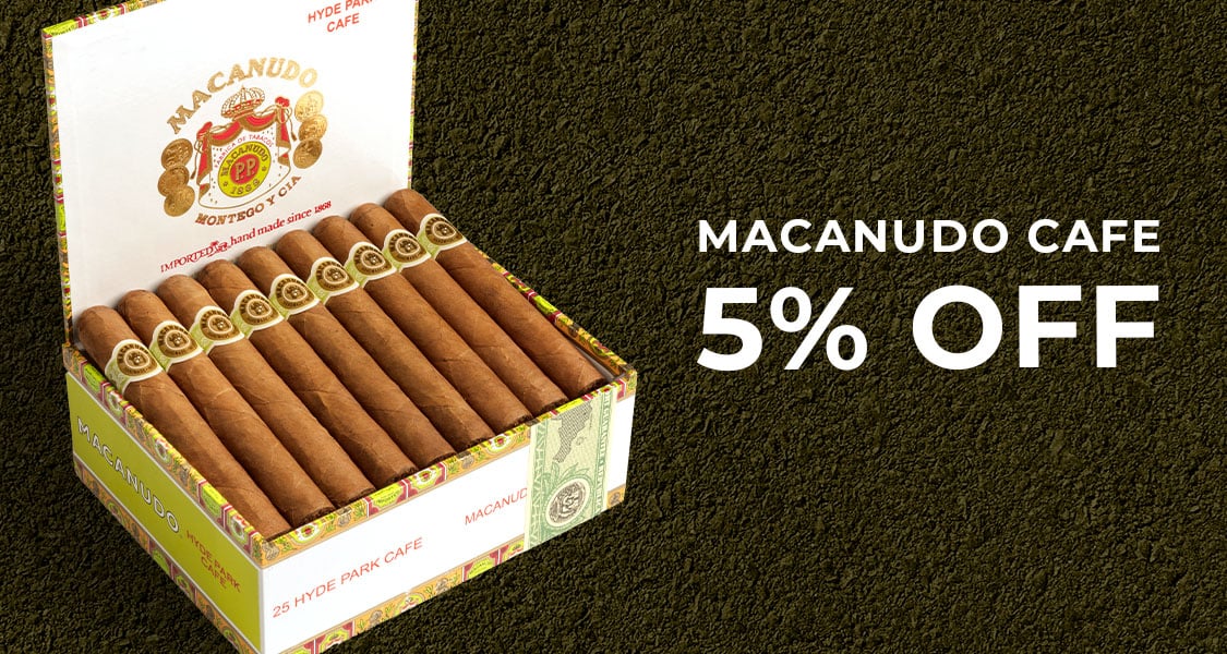 5% Off Macanudo Café