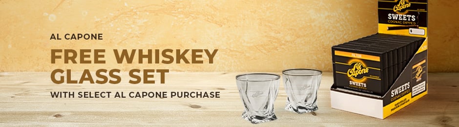 Free Al Capone Whiskey Glass Set