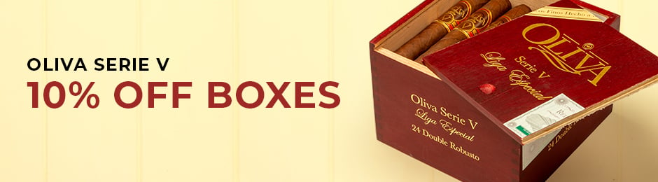 10% Off Oliva Serie V Boxes